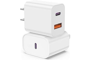 AYicaa USB C Charger Block 20W PD USBC Charging Block for iPhone Dual Port QC+PD USB-C Charger Blocks Adapter Type C for iPhone 15 14 13 12 11 8 X XS XR SE/Pro Max/Pro/Mini/for iPad Pro/Watch