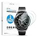 OMOTON [3 Pack] Screen Protector for Samsung Galaxy Watch 4 Classic 42mm, Galaxy Watch 42mm, Galaxy Watch 3 41mm, - Tempered Glass/Bubble Free/Scratch Resistant