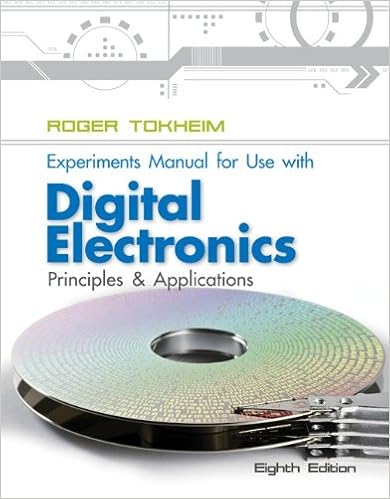 Experiments Manual To Accompany Digital Electronics Principles