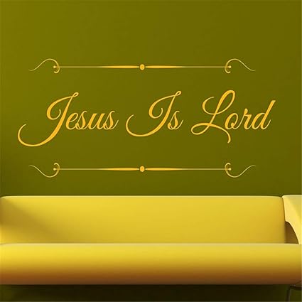 Citazione Wall Sticker Adesivo Da Muro Adesivi Murali Frasi Gesu E Il Signore Bibbia Scrittura Di Versetti Citazione Religiosa Cristiana Amazon It Fai Da Te