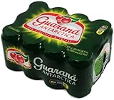Guarana Soft Drink - Refrigerante Guaraná - Antárctica - 11.83FL. - 12 ct