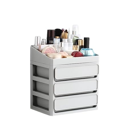 Desktop Makeup Organizer Drawers Baffect Cosmetics Storage Box
