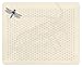 Action Paper Mousepad · Cabinet of Curiosities: Dragonfly · Alternating Lined, Isometric, Grid and Dot Notepad, Watermarked with Animal Illustrations (3 Pack)