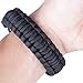 Sahara Sailor 2 Pack Paracord Bracelet Multifunctional Survival Kit with Compass, Flint Fire Starter, Scraper and Whistle for Hiking Camping Emergency More (9 Inch Black)
