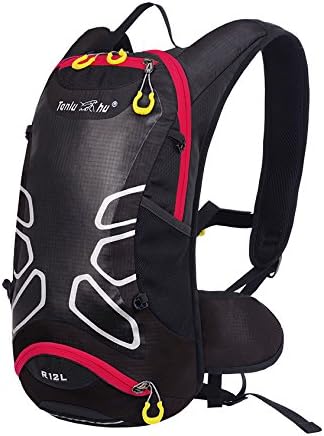 KUOTIAN Cycling Backpack Waterproof Cycling Rucksack Outdoor Sports Riding Travel Camping Hiking Backpack Daypack with Helmet Cover