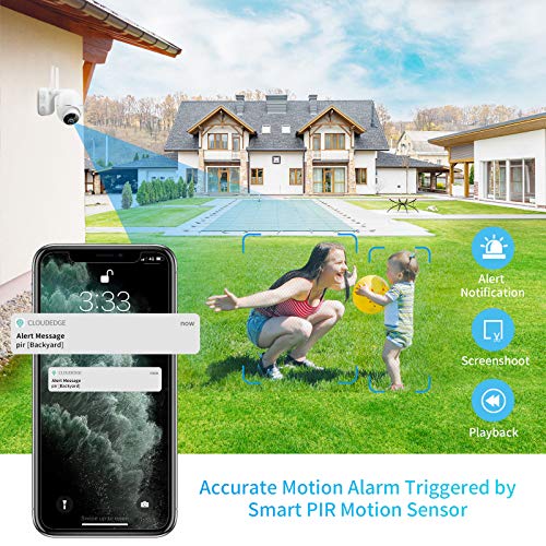 KATTCAM Outdoor Security CameraWireless PTZ Solar Panel 15000mAh