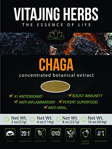 Chaga mushroom extract powder (4oz-114gm) | 20:1 concen…
