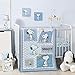Bedtime Originals Peanuts Forever Snoopy 3 Piece Crib Bedding Set, Blue/Gray