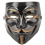 V for Vendetta Guy Fawkes Mask Black