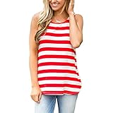 HUHHRRY Floral Printed Vest Loose Tunic Top Shirt for Women Summer Wear Tee