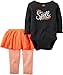 Carters Baby Girls 2-Piece Halloween Bodysuit & Tutu Pant Set Black