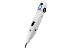 LEAWELL Electronic Acupuncture Pen Electric Meridian Acupoints Finder Acupressure Point Muscle Massage Therapy Tool Stimulator Device for Pain Relief Rechargeable