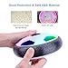 BONAOK Kids Toys Air Power Soccer Ball, Kids Disk Hover Ball Thanksgiving Gift Equipped with LED Lights, Sports Toys with Foam Bumpers,Indoor or Outdoor Activities