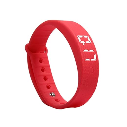 Heraihe W5S Smart Band LED-Anzeige Schlaf Monitor Pedometer Armband Vibration Wecker Wasserdichte Sport Armband