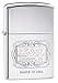Zippo Bradford PA High Polish Chrome Pocket Lighter, One Size