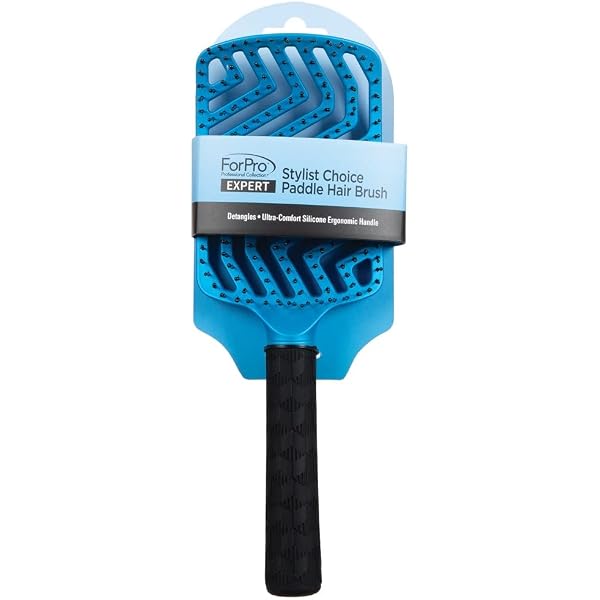 ForPro Expert Stylist Choice Rundbürste – Nylon & Vegane Borsten, 7,6 Cm, Hitzebeständig, Ergonomischer Griff