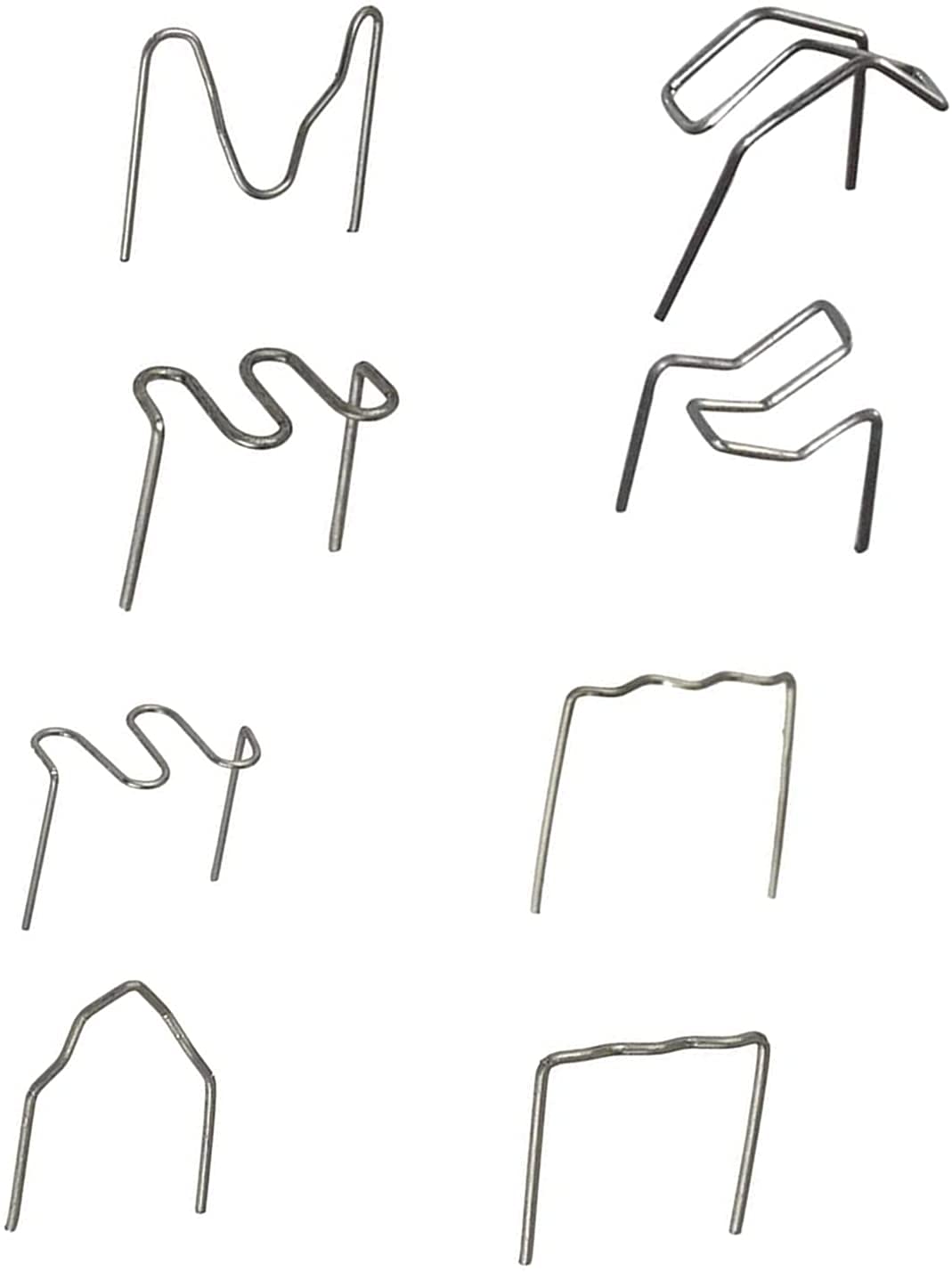 800Pcs Hot Staples,Plastic Welding Hots Staple,Car Auto Bumper Plastic Weldings Repair Staplers,8 Types Plier,Flat/Outside Corner/Inside Corner/Wave Staple, Repair Tool Kit