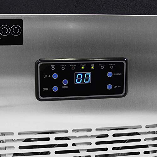 Eiswürfel-bereiter Maschine, Eiscrusher, Maschine aus Edelstahl, Geschäftliche Maschine, Ideal für Restaurants, Cafés… – Bild 8