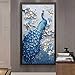 DIY 5D Diamond Painting Kit by Numbers for Adult Kids, Full Drill Large Lucky Bird Peacock Animal Embroidery Painting for Home Wall Decor Painting Arts Craft (16