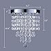 CO-Z Mini Crystal Chandelier with 3 Lights, Chrome Flush Mount Ceiling Light Fixture with Raindrop Crystals, Modern Ceiling Lighting for Hallway, Bedroom, Living Room, Kitchen, Dining Room