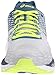 ASICS Men's Gel Nimbus 18 Running Shoe, Silver/Ink/Flash Yellow, 11 4E US