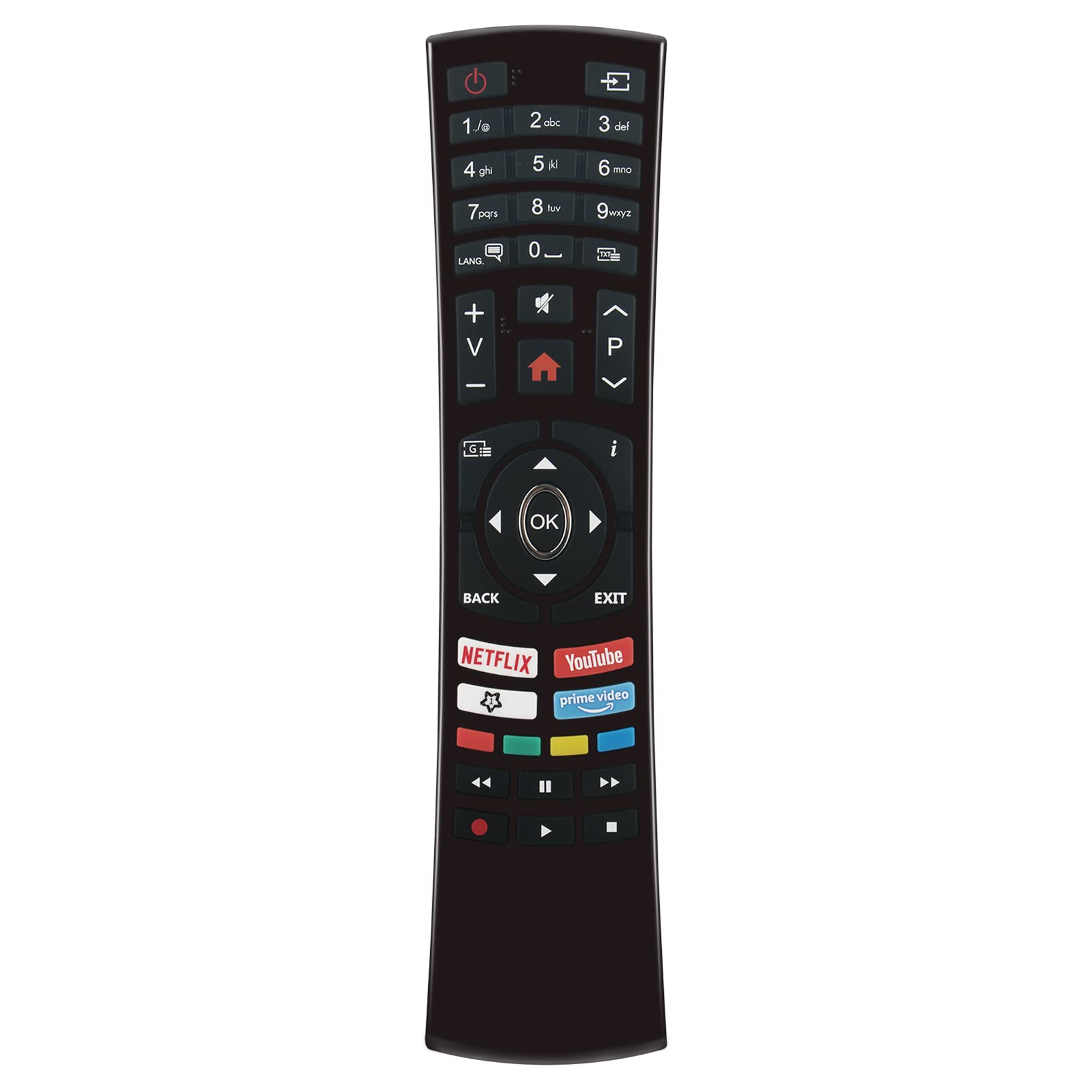ALLIMITY RC4390P Remote Control Replace fit for FELSON High One OK.Vestel HI4902UHD-VE ODL32641H-DIB F49UHD19B F55SUHD19B F39HD19BSM 43SULP3UHD130SDW XD50S24KVSAT 32HFS458B 32KFD5010 55KUD7450