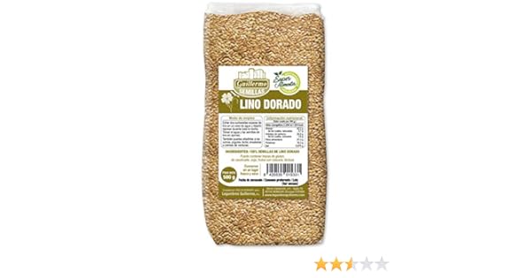 Guillermo Semillas de Lino Dorado Superalimento Linaza 100 ...