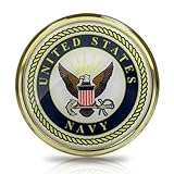 United States Navy Seal Color Metal Auto Emblem, Official Licensed