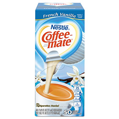 image for NES35170BX Coffee-mate 35170BX French Vanilla Creamer, 0.375oz, 50/Box