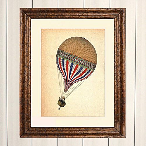 Cartoon Hot Air Balloon Pattern 8x10 inch Print On Canvas(Not Include Frame),Hot Sell Cartoon Print Painting For Room Decor,Best Decor Gift Ideas For Friends On Birthday/Holidays,Cute Print Painting By Home Decor Market