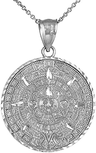 【 mexican　jewelry　925 】 PELOVNY Aztec Jewelry 925 Sterling Silver Skull Pendant