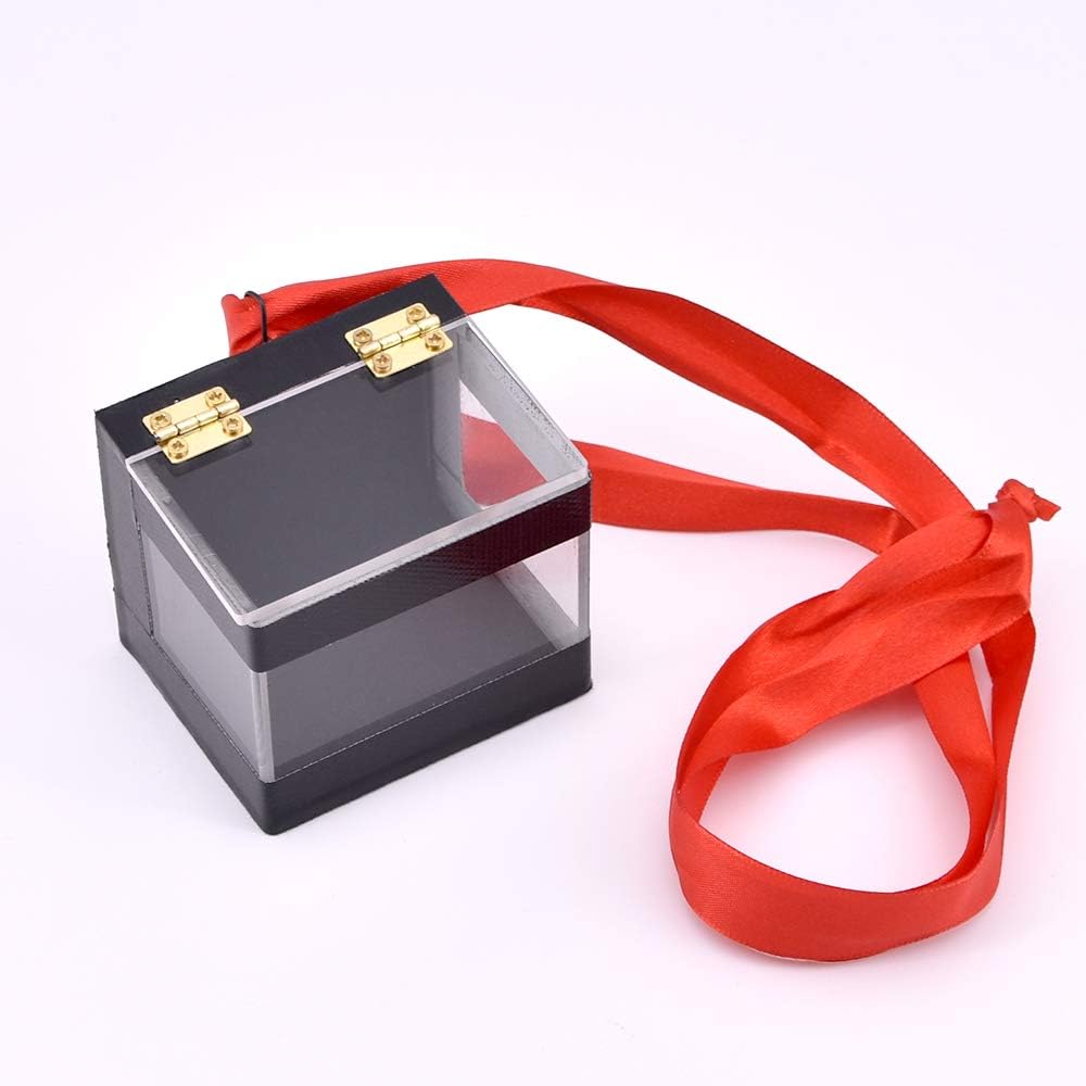 Amazon Com The Crystal Clear Switching Box Magic Tricks Prediction Box Magic Stage Close Up Street Accessories Illusion Gimmick Prop Comedy Toys Games