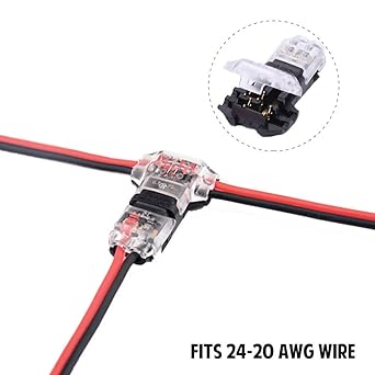 Litlumen 12 conectores de cable de bajo voltaje, conectores ...