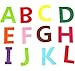 RERIVER 3.2-Inch Felt Alphabet Letters 52Pcs A to Z Assorted Colors Fabric ABCs for DIY Craft Kids'Toys Christmas Birthday Party Decoration