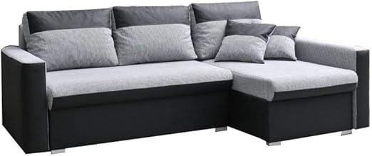 Petit Canape D Angle Convertibles 3 Place Tissu Et Simili Cuir