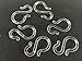 24 Clear Plastic Punch Bowl Cup S Hooks Hangers NEW 40mm