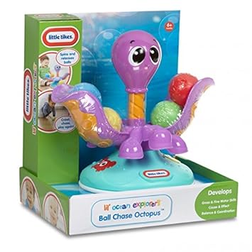little tikes lil ocean explorers ball chase octopus toy