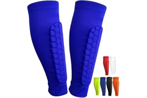 VIDSPL Soccer Shin Guards Shin Pads for Kids Youth Adult, Calf Compression Sleeve with Honeycomb Pads, Lightweight Calf Protective Soccer Gear for Football Baseball Boxing