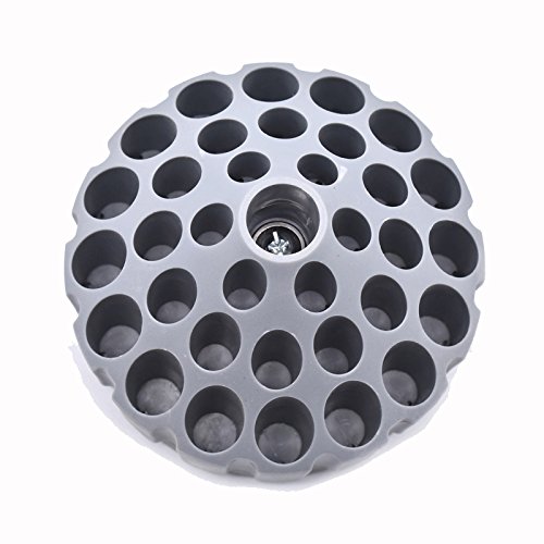 Oral Dentistry Dental Grinding Head Box Bur Holder 360 degree Rotating Honeycomb Grinding Tips Bit Stand Storage Rack Display Rack Bur Box Bur Holder (Grey) - Thumbnail 4