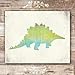 Dinosaur Bedroom Wall Art Prints (Set of 4) - Unframed - 8x10s | Fun and Educational Prehistoric Decor for Kids' Room | Wall Decor for Boys and Girls Bedrooms or Nurseries | Bathroom Wall Decor