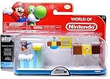 New Super Mario Bros U Micro Land Penguin Mario & Frosted Glacier Playset