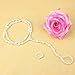 Doinshop Cute Nice Funny Womens Beach Imitation Pearl Barefoot Sandal Foot Jewelry Anklet Chain