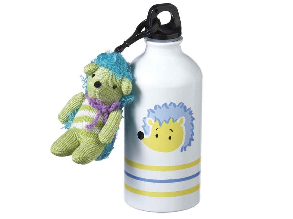 Hedgehog Water Bottle With Clip. Aluminum. Amazon.co.uk Kitchen & Home