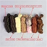 Set Of 7 Color 15100cm BJD/SD Doll DIY Wig Lovely Long Curls Hair,DIY Wigs Hair High-temperature Wire Handmade Curly Doll Wigs Involtini Alla Romana Wig