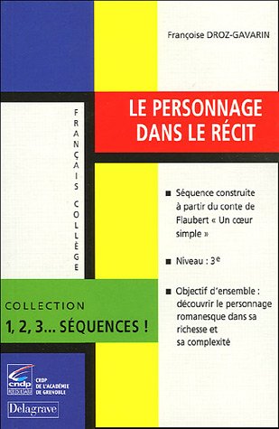 Le  personnage dans le récit