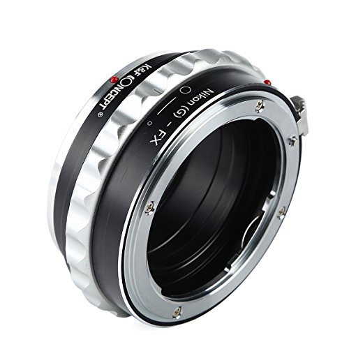 K&F CONCEPT Bague Adaptation Objectif pour Monter Objectif Nikon G vers boîtier Fujifilm Fuji FX X-Pro1 X-M1 X-A1 X-E1 en métal - Image 6