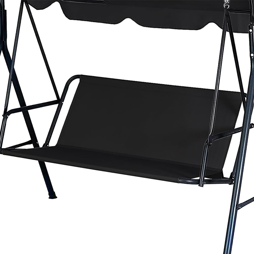 Housse De Remplacement Pour Siège De Balançoire - Tissu Oxford 600D Imperméable, Marron, 85x48x48 Cm - Pour Terrasse, Jardin, Porche