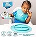 Baby & Toddler Feeding Set - 2 Pocket Food Catching Bibs, 2 Spoons, Placemat Suction Plate & Bowl | BPA Free Silicone | Safe for Children | Waterproof Spill Resistant Easy Cleaning
