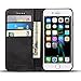 iPhone 7&8 Wallet case FLYERI Leather Case Flip Folio Book Case Wallet Cover with Kickstand Feature Card Slots & ID Holder and Magnetic Closure for iPhone 7&8 (2)