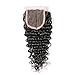 Brazilian Virgin Human Hair Deep Wave Lace Closure 4